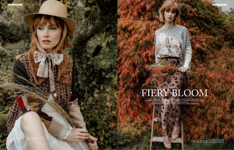 Adhesif Clothing editorial, Vanguard Magazine, 2022.